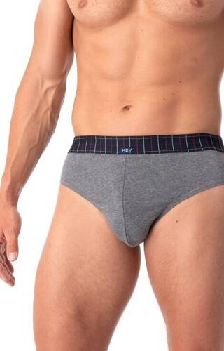 Slipy męskie MPP 407 2-pak Key - granat-szary