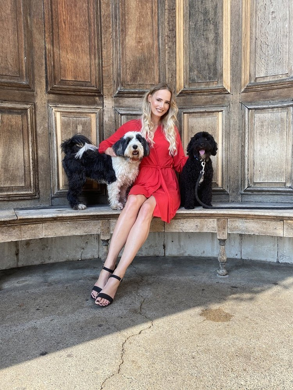 342 Fanny Szlafrok damski Krótki Forex - czerwony