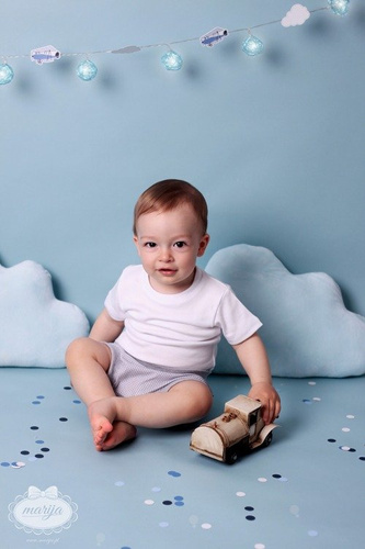 1613 Universal Koszulka niemowlęca Marija - biały