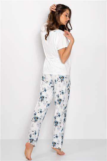 Piżama damska Lucy Momenti Per Me white