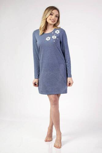 Koszula damska 141 Regina -granatowy