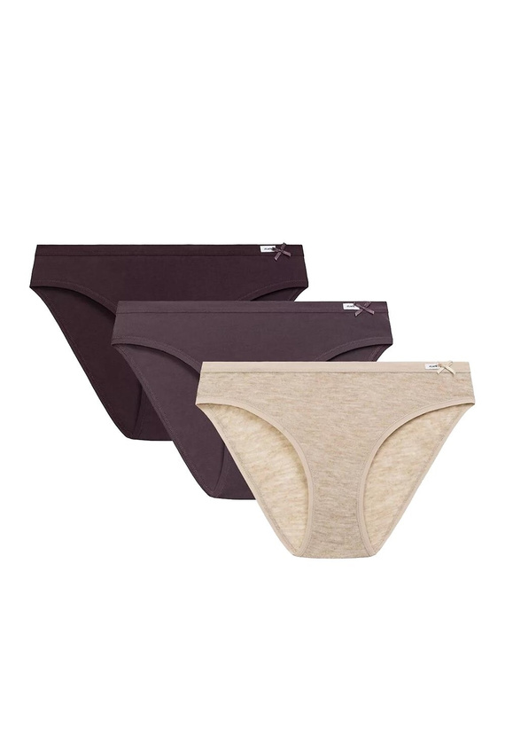 Figi Atlantic 3CLP-002 Sport – bawełniane, klasyczne, 3-pack w pudełku