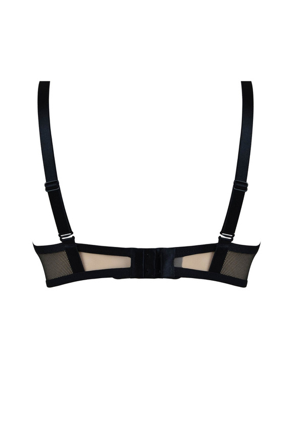 Biustonosz push up 19200 Piano Mediolano czarny