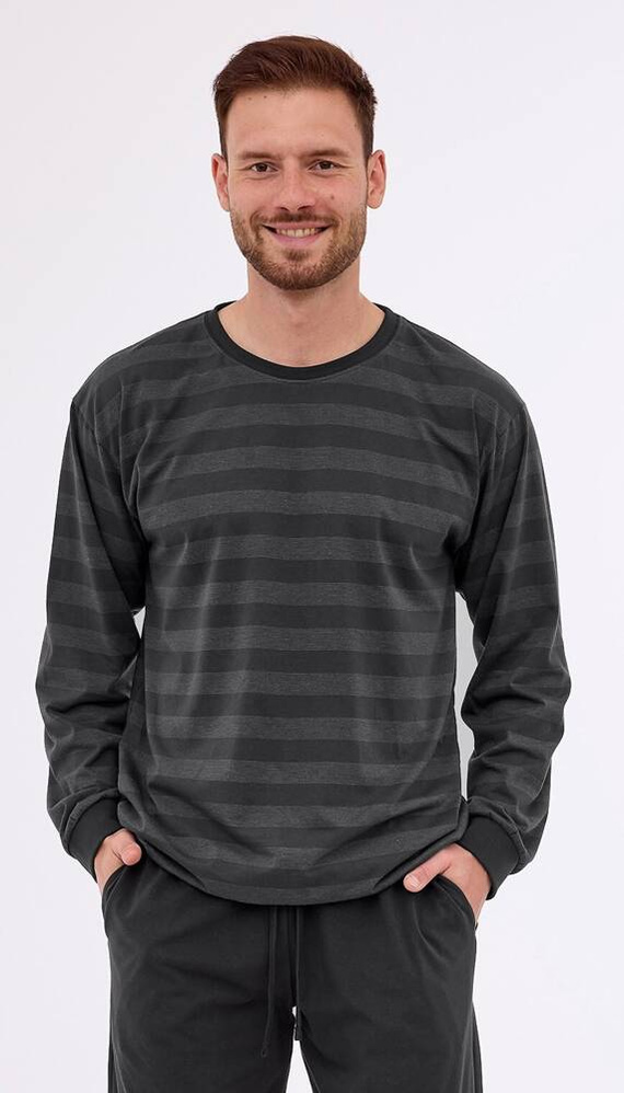 Piżama męska 117/280 Loose Cornette - grafitowy