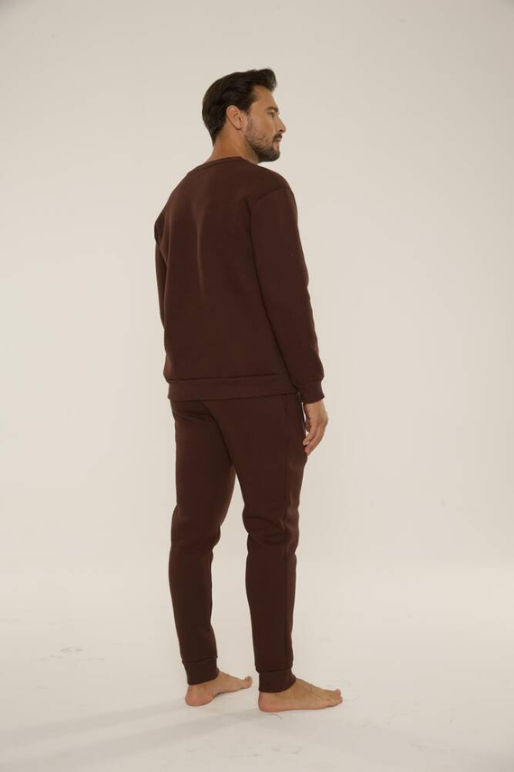 Bluza męska dresowa 813 Indigo Forex - czekolada