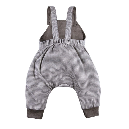 Ogrodniczki niemowlęce UNIQUE Ewa Klucze -grafit