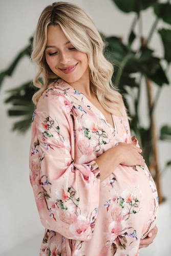 Szlafrok bambusowy Rajskie ptaki Milk&Love