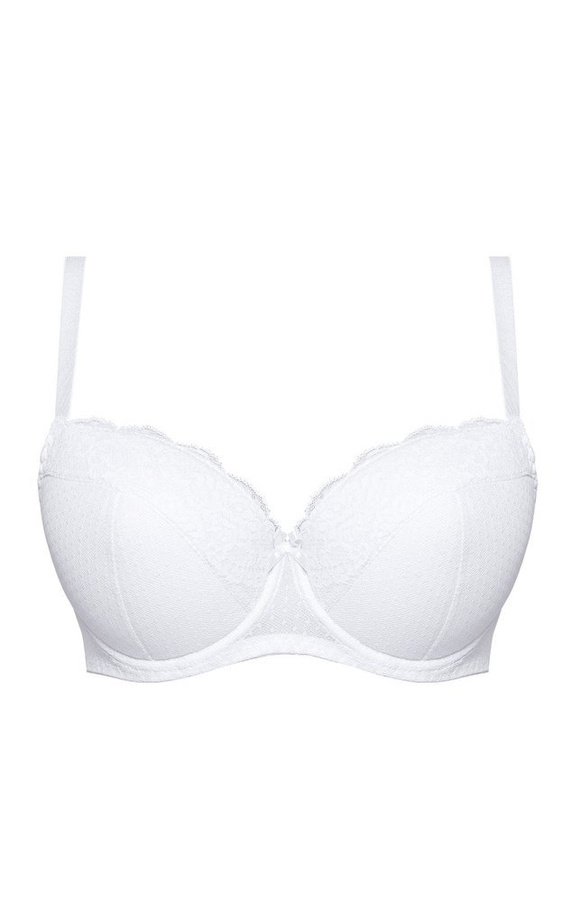 Biustonosz Usztywniany FulL Cup Pia Big Nipplex - biały