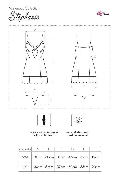 Komplet dwuczęściowy Stephanie LC 90227 LivCo Corsetti Fashion