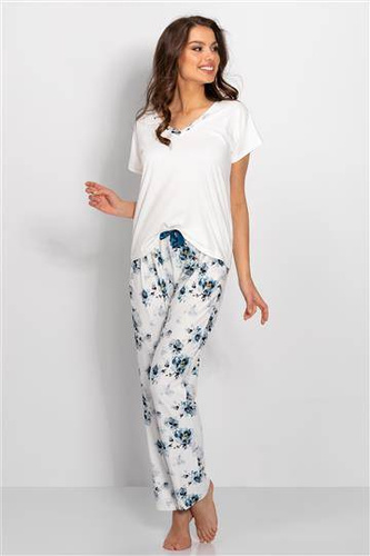 Piżama damska Lucy Momenti Per Me white