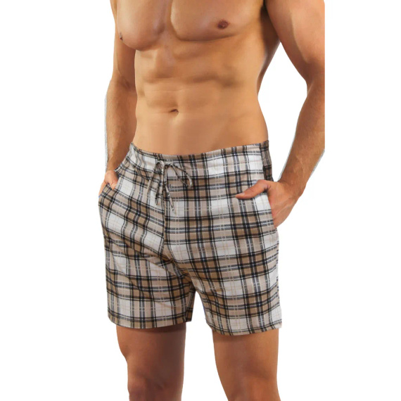 Piżama męska krótki rękaw 2187/27 Sesto Senso latte