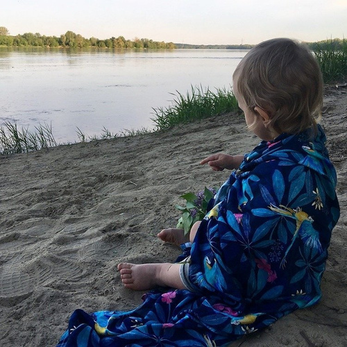 Otulacz 100% Bamboo Woodland- Makaszka