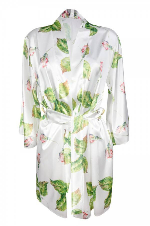 Podomka damska Flowers DKaren DK-P-biały 007