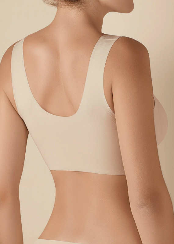 Selene Olivia beżowy – Sportowy Biustonosz Damski Lekki i Wygodny