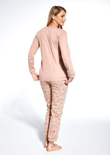 Cornette Piżama damska 160/349 Smile mocca