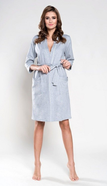 Megan Szlafrok Damski Italian Fashion- granat