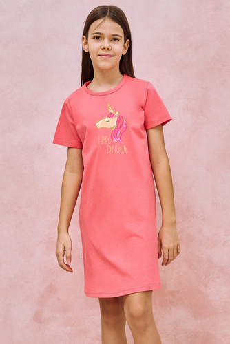 Koszula dziewczęca 3176 Mila Taro- koral