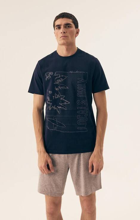 Piżama Męska 42598 Surf  Henderson - navy 
