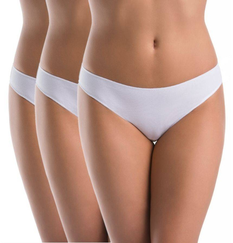 Figi damskie wielopak Elisa Teyli - biały