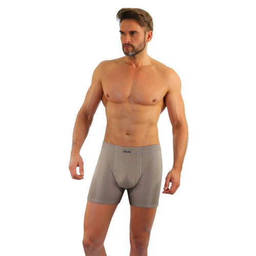 Bokserki męskie BM04 Lizard Sesto Senso - ciemnobeżowy