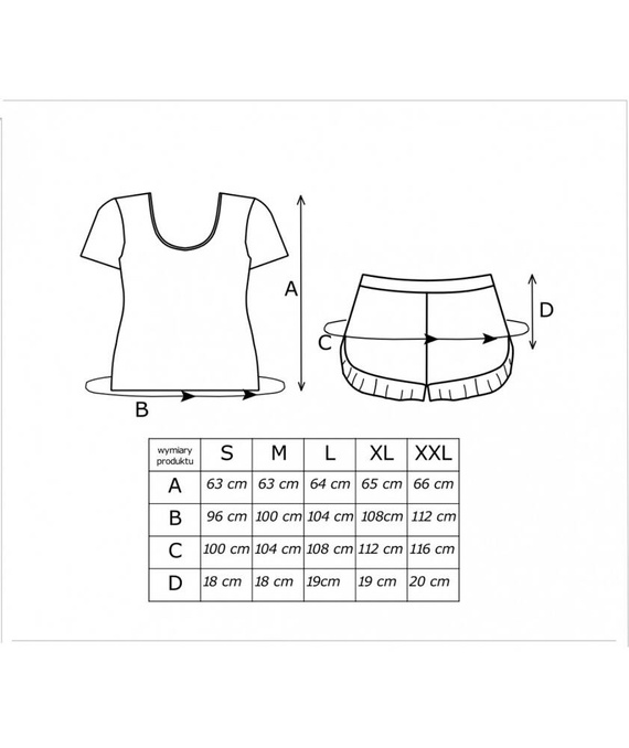 Piżama Damska Reni 1/2 Donna - ecru
