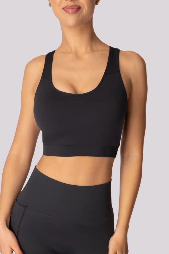 Top biustonosz base sportowy Mona szary