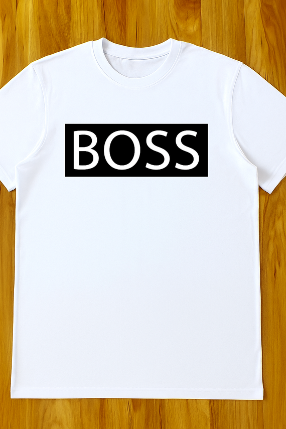 Koszulka męska "Boss" Moocha biały