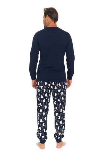 PMB.5263 "Frozen" Piżama Męska Doctor Nap - navy blue