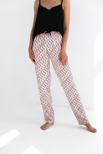 Piżama damska Paula Sensis - czarny