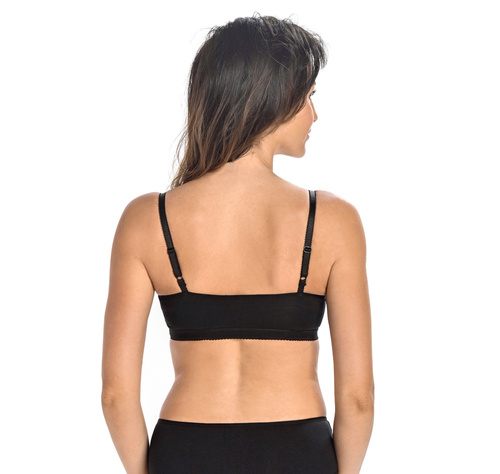 Biustonosz braletka bez fiszbin Bianca Teyli - czarny