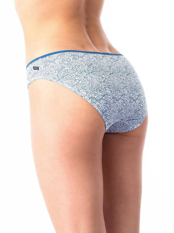 Figi damskie LPR 723 A'2 2-pak Key biały granatowy