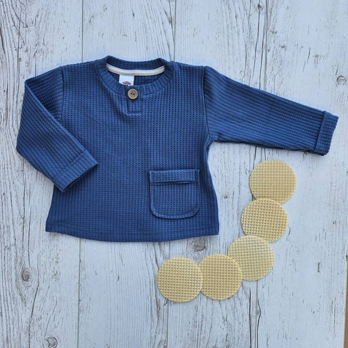 Bluza polo "Natural Waffel" Makoma denim