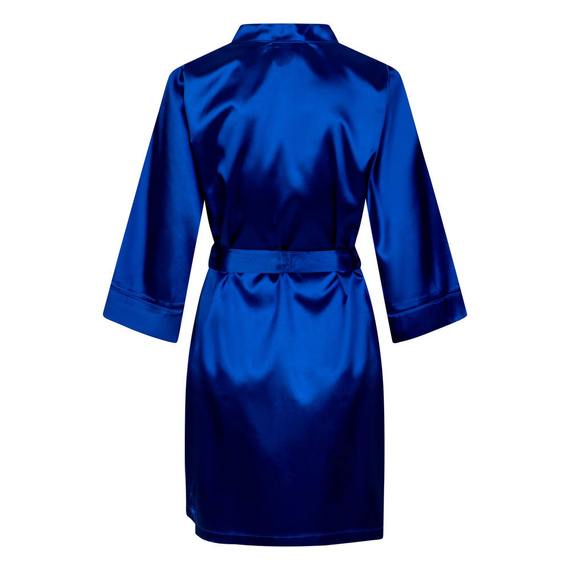 Szlafrok damski satynowy Vesna ByShelly - chabrowy