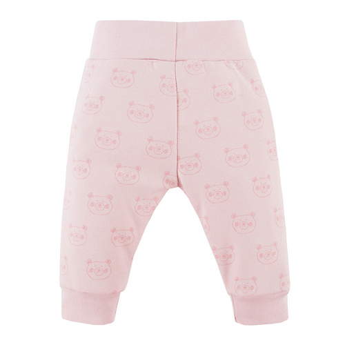 Spodnie bawełaniane Big Bear Eevi - różowy
