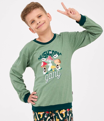 Piżama chłopięca 976/164 776/164 Gang Cornette zielony
