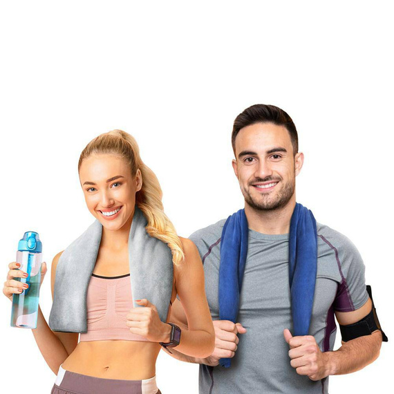 Ręcznik szybkoschnący z mikrofibry Active Spod Igły i Nitki zielony