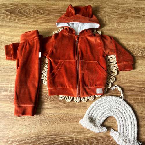 Komplet dresowy dziecięcy DV055 Velvet Mamatti