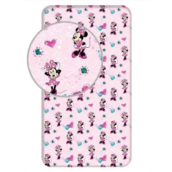 Prześcieradło dziecięce Myszka Mini Jerry Fabrics