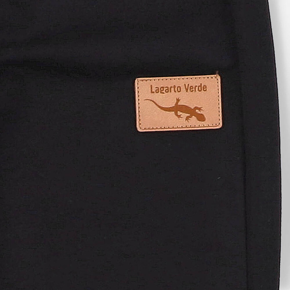 Lagarto Verde Spodnie dresowe dla chłopca- czarny