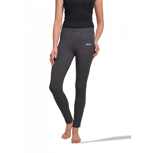 Spodnie Legginsy sportowe Venus Sesto Senso grafitowy melanż