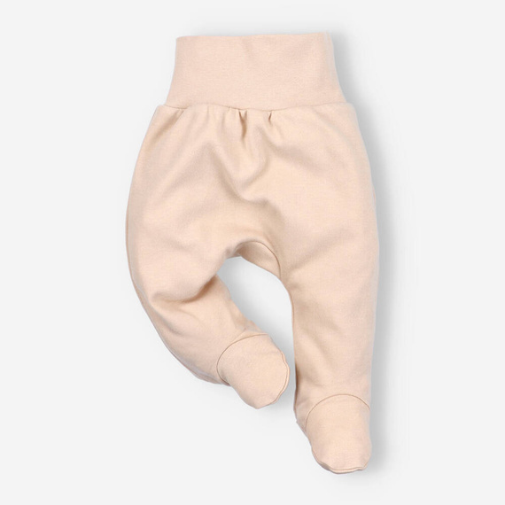 Komplet niemowlęcy z bawełny organicznej Turtles Nini beżowy