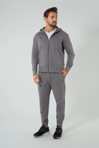 Bluza męska dresowa Darwin Italian Fashion - melanż