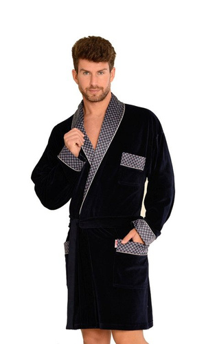 772 Bonjour szlafrok męski forex - granat