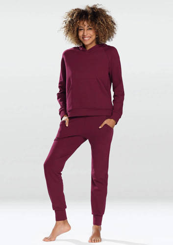 Komplet dresowy Seattle Dkaren - bordowy