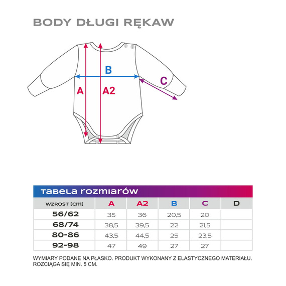 Merino Eevi – body dziecięce z wełny merynosów, granatowe i oddychające