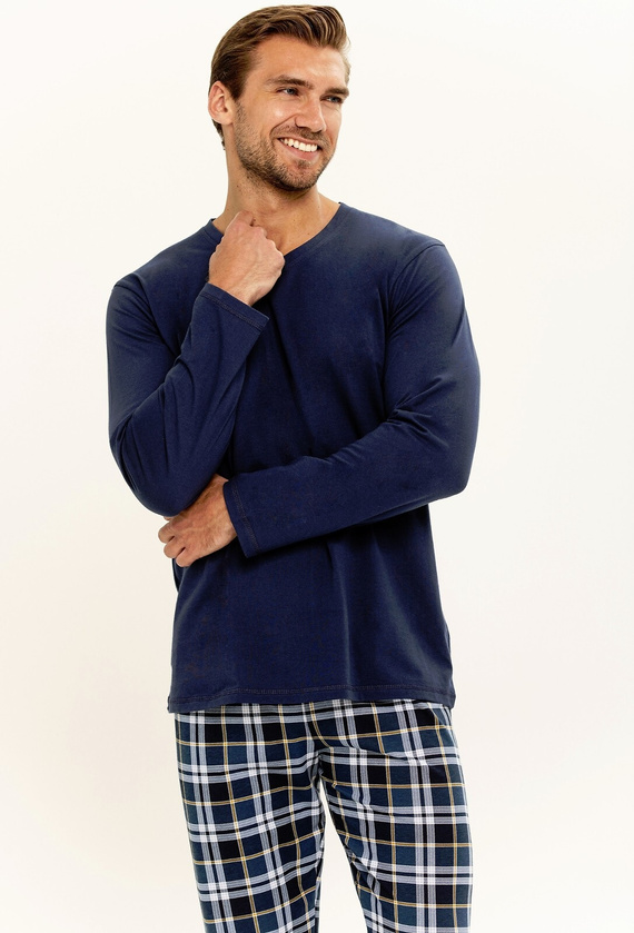 Piżama męska 3293 3294 3295 Darren Taro - granatowy