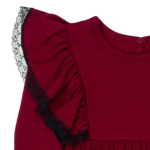 163178 Magia Świąt Sukienka Nicol - bordo