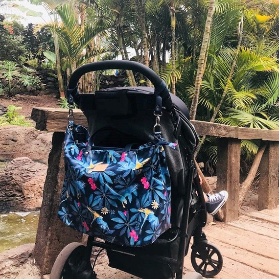 Torba ze skóry ekologicznej Secret Garden - Makaszka