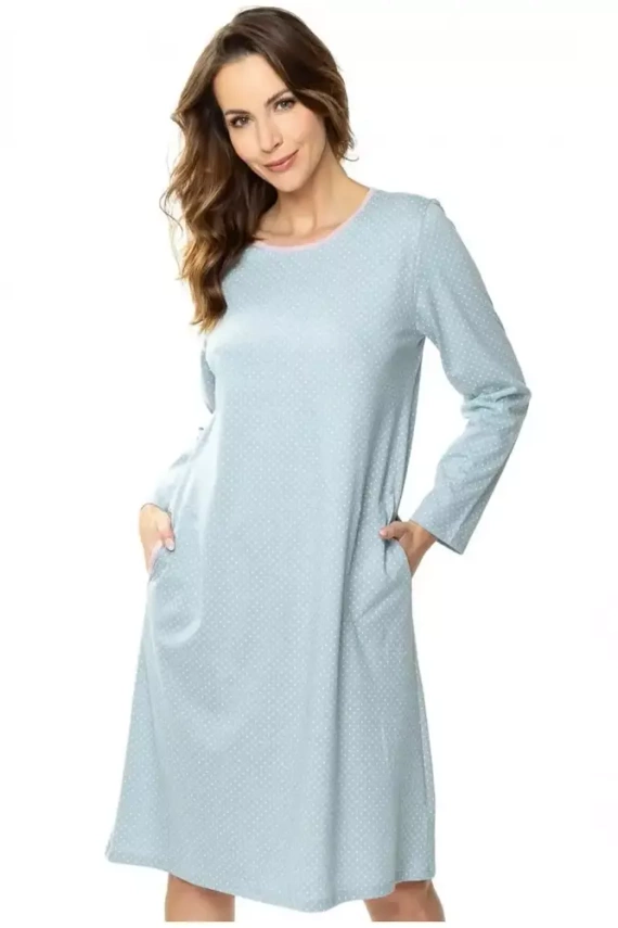 Koszula nocna 86564 Good Night Mewa druk kropki