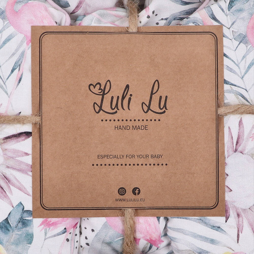 Śpiworek niemowlęcy z poduszką LUL-0036 Flamingi Luli Lu 